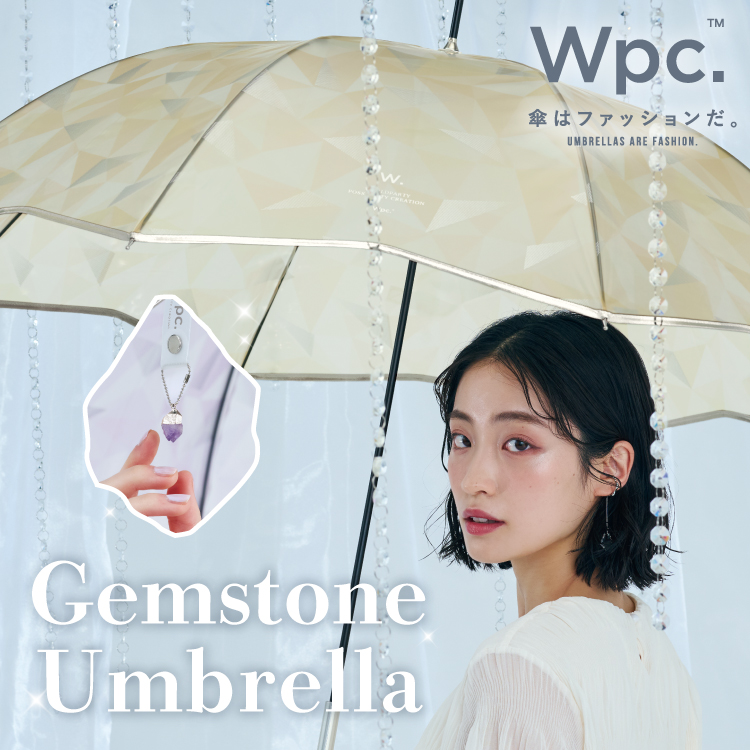Wpc.ビニール傘ジェムストーンアンブレラ 雨傘 長傘